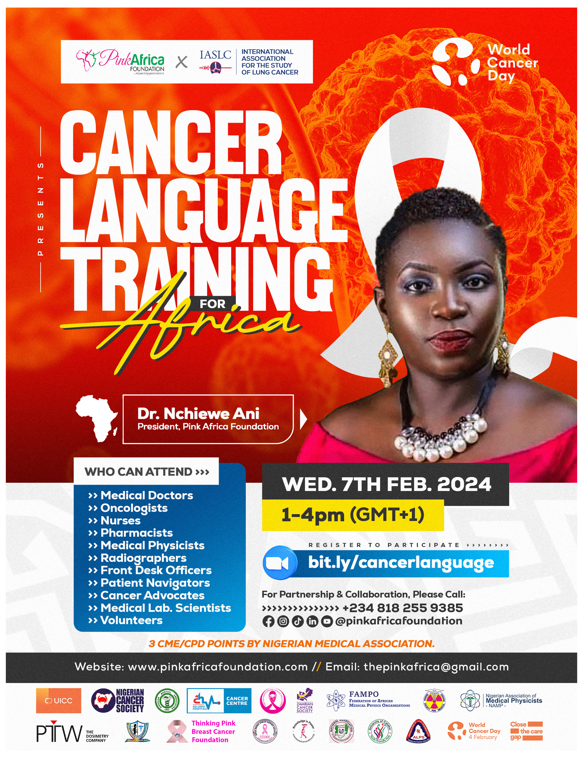 Dr. Nchiewe Ani, President, Pink Africa Foundation